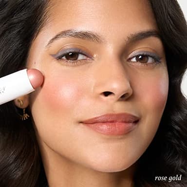 Julep Skip The Brush Cream to Powder Blush Stick - Rose Gold - Blendable and Buildable Color - 2-in-1 Blush and Lip Makeup Stick - Image 8