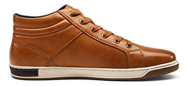 Jousen Men's Fashion Sneakers High Top Dress Sneakers Causal Shoes for Men (A81Q09 Yellow Brown 10.5) - Image 3