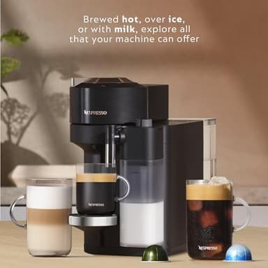 Nespresso Vertuo Lattissima Coffee and Espresso Maker by De'Longhi, Matte Black & Glossy - Image 7