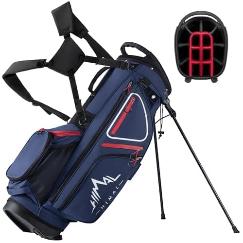 GoHimal 14 Way Golf Stand Bag, Golf Bags for Men with Stand, Top Dividers Ergonomic with 10 Pockets - Image 1