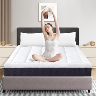 TERISTE 6 Inch Full Mattress Breathable Gel-Memory Foam Plus Pillowtop, Cool and Skin-Friendly, Fiberglass Free, Mattress in a Box, CertiPUR-US® Certified, Safe and Worry-Free - Image 6