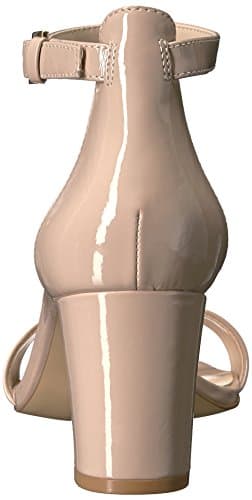 Nine West Women's Pruce Heeled Sandal, Natural Patent, 12 - Image 3