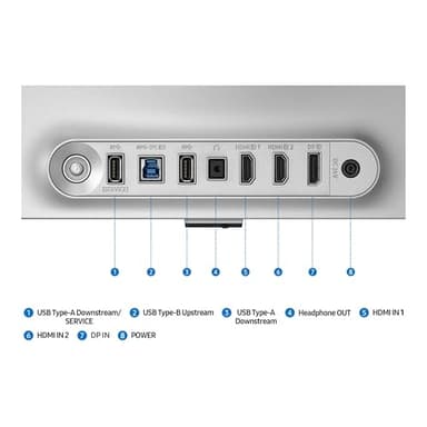 SAMSUNG 27-inch Odyssey QD-OLED G8 (G81SF), 4K, 240Hz, Gaming Monitor, 0.03ms Response Time, DisplayHDR True Black 400, AMD FreeSync™ Premium Pro, Ergonomic Stand, LS27FG810SNXZA, 2025 - Image 7