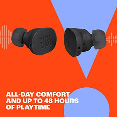 JBL Tune Buds - True wireless Noise Cancelling earbuds, JBL Pure Bass Sound, Bluetooth 5.3, 4-Mic technology for Crisp, Clear Calls, Up to 48 hours of battery life, Water and dust resistant (White) - Image 4