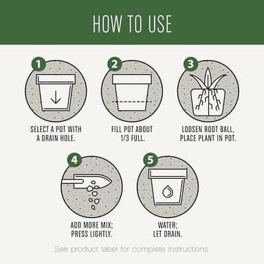 Miracle-Gro Succulent Potting Mix, For Indoor Succulents, Aloe Vera and More, Made with Miracle-Gro Plant Food, 4 qt - Image 6