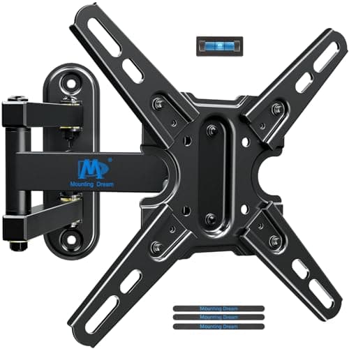 Mounting Dream UL Listed TV Mount Swivel and Tilt for Most 13-42 Inch TVs, Full Motion TV Wall Mount Bracket with Articulating Arm, Max VESA 200x200mm, Loading 50 lbs, MD2465 - Image 1