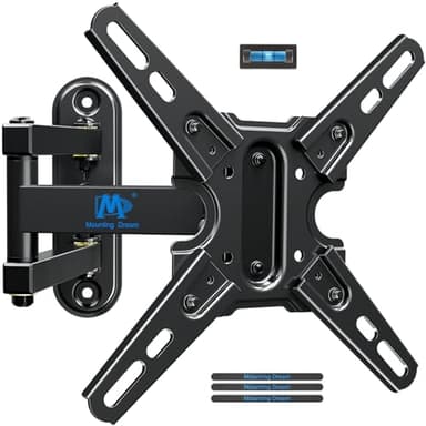 Mounting Dream UL Listed TV Mount Swivel and Tilt for Most 13-42 Inch TVs, Full Motion TV Wall Mount Bracket with Articulating Arm, Max VESA 200x200mm, Loading 50 lbs, MD2465 - Image 1