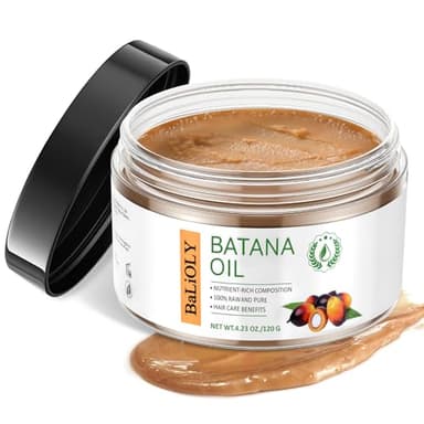 BaLiOLY Batana Oil for Hair Growth - Dr Sebi Organic Raw Botana Oil - 100% Pure Natural Unrefined Batana Hair Mask from Honduras - Prevents Hair Loss, Enhances Thickness, Repairs Split Ends - Image 1