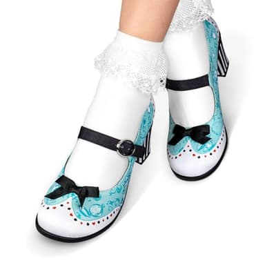 Hot Chocolate Design Chocolaticas Mid Heels Alice Women's Mary Jane Pump Multicoloured HCD 41 - Image 8