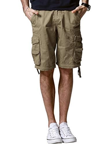 Match Men's Twill Comfort Cargo Short Without Belt #S3612 (Label Size 3XL/38 (US 36), Light Khaki) - Image 3