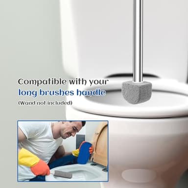 Yingmore 10 Packs Pumice Stone for Toilet Cleaning,Pumice Toilet Bowl Cleaning for Cleaning Toilet,Bathtubs,Kitchen Sink,Grill(Refill) - Image 6