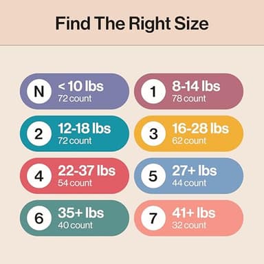 The Honest Company Clean Conscious Diapers for Delicate Skin | Up to 100% Leakproof | Hypoallergenic, Fragrance Free | Girl Prints | Club Box, Size 4 (22-37 lbs), 54 Count (Prints May Vary) - Image 7