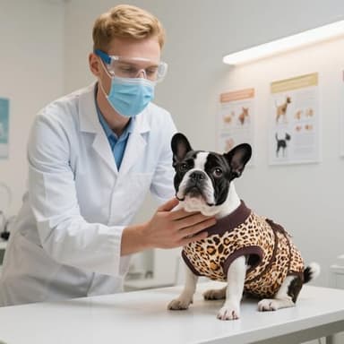 Kuoser Dog Recovery Suit Female, Soft Puppy Surgery Suit, Dog Recovery Suit After Surgery, Post-Op Onesie for Female & Male Dogs, Soft Protective Wear, BrownLeopard S - Image 4