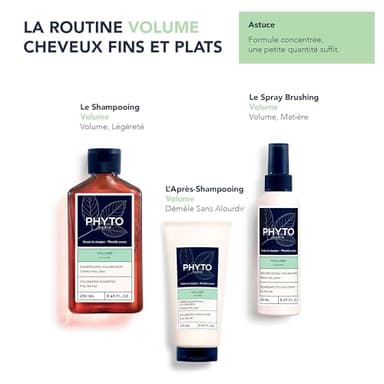 PHYTO PARIS VOLUME Volumizing Conditioner, For Fine Hair, Thin Hair, Silicone Free, 5.91 fl. oz. - Image 4