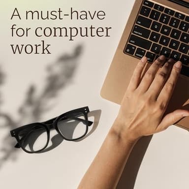 miyya Blue Light Glasses for Women – Oversized UV & Blue Light Blocker Chunky Frames, All-Day Comfort, Stylish Eyewear - Image 7