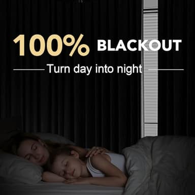 H.VERSAILTEX Linen Blackout Curtains 72 Inches Long 100% Blackout Thermal Insulated Textured Linen Look Curtain Draperies Anti-Rust Grommet, Energy Saving with White Liner, 2 Panels, Bright White - Image 2