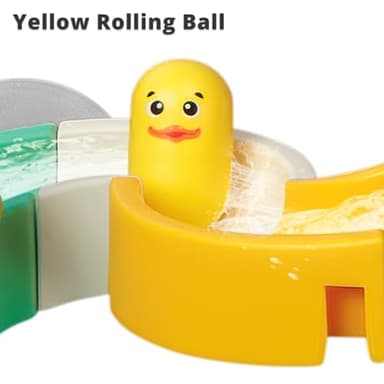 SOCBTNSO 38 PCS Duck Slide Toys, Bath Toys for Kids Ages 4-8, DIY Building Kit for Ages 5-7, Bathtub Time Birthday Gifts for Toddler 3 + Year Old - Image 6