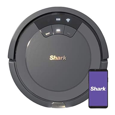Shark AV753 ION Robot Vacuum, Tri-Brush System, Wifi Connected, 120 Min Runtime, Works with Alexa, Multi Surface Cleaning, Grey - Image 1