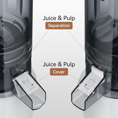 KITCHTREE Masticating Juicer Attachment for KitchenAid Stand Mixer, 4.2" Large Feed Chute Fit Whole Vegetables & Fruits, Slow Cold Press Juicing, Includes 2 * 28oz capacity cups and blade replacement - Image 5