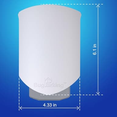 Flying Insect Trap for Indoors: Light Trap Captures Fruit Flies, Gnats, and Houseflies, BUG PARKING 1 Device and 3 Refills Silent Bug Catcher with UV Light for Indoor-Plants, Kitchen - Image 7