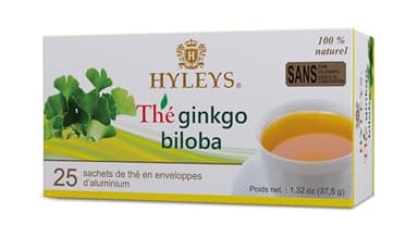 Hyleys Ginkgo Biloba Green Tea – Brain Support Blend with Citrus – 100% Natural, Gluten-Free, Non-GMO, Memory & Focus Tea – 25 Tea Bags - Image 4