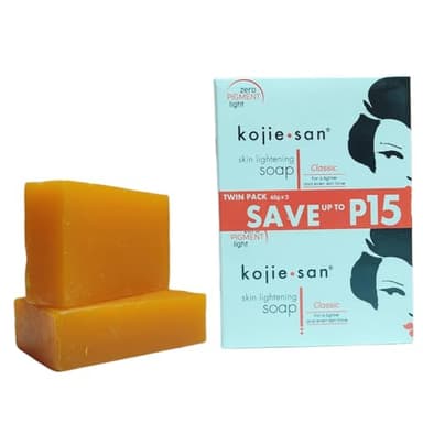 Kojie San Skin and Body Brightening Soap - Original Kojic Acid, Dark Spot Remover Bar Soap with Glycerin & Tea Tree Oil - 65g x 2 Bars - Image 9