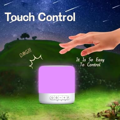 Easysleep White Noise Sound Machine with 30 Soothing Sounds 12 Night Light 32 Volume 3 Timers Portable Sleep Sound Machine for Office Travel Noise Canceling Lullaby & Rain Sound for Baby, Adults - Image 6