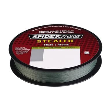 SpiderWire Stealth® Superline, Moss Green, 15lb | 6.8kg, 200yd | 182m Braided Fishing Line, Suitable for Freshwater and Saltwater Environments - Image 2