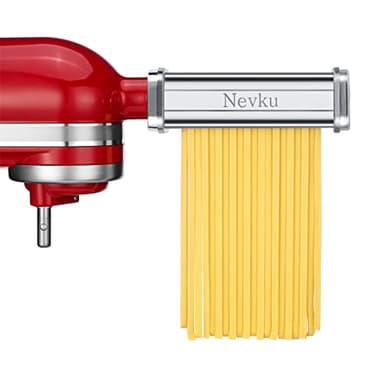 Pasta Maker Attachments Set for all KitchenAid Stand Mixer, including Pasta Sheet Roller, Spaghetti Cutter, Fettuccine Cutter by Nevku - Image 4