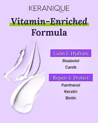 Keranique Shampoo and Conditioner for Damaged Hair - Anti-Breakage, Damage Control Set for Thinning Hair - Intense Repair, Deep Conditioning, Anti-Hairfall Routine w/Keratin - Great for Colored Hair - Image 5