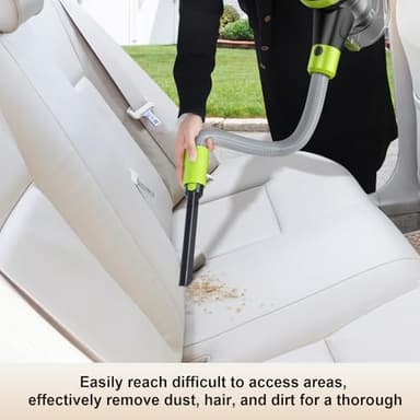 Intercleaner 23Ft Corded Vacuum Cleaner,20KPa Powerful Suction 2 Operation Mode Stick,19''-30'' Adjustable Tube 8-in-1 Handheld Vac for Hard Floors Carpets Pet Hair,Wall Mount Storage - Image 5