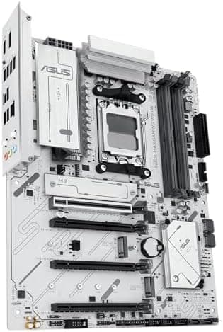 ASUS B650E MAX Gaming WiFi W – AMD B650 AM5 ATX Motherboard, White PCB, DDR5, PCIe 5.0, 3X M.2, Wi-Fi 6E, 2.5Gb LAN, USB 10Gbps Type-C, DisplayPort, HDMI™, BIOS Flashback™, Aura Sync, Advanced AI PC - Image 4