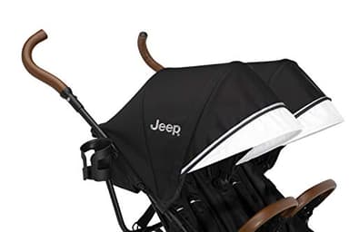 Jeep PowerGlyde Plus Side x Side Double Stroller by Delta Children, Black - Image 10