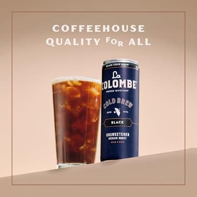 La Colombe Coffee, Cold Brew Black, Unsweetened, 11 fl oz Cans (Pack of 12), Coffeehouse Quality, Natural Sweetness, Specialty Grade Coffee Beans, Ready-to-Drink On-the-Go - Image 4