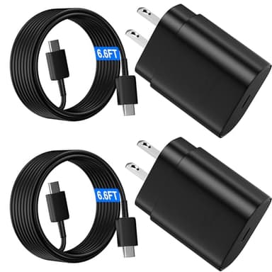Android Charger, 25W Super Fast Charger USB C Samsung Phone Charger Fast Charging 6.6FT C Type Cord for Samsung Galaxy S25/S25 Ultra/S25+/S24/S24 Ultra/S24+/S23 Ultra/S23/s22/S21/S20/Note 20/10 - Image 1