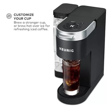 Keurig K-Supreme Single Serve K-Cup Pod Coffee Maker, MultiStream Technology, 4 Brew Sizes, 66oz Dual-Position Removable Reservoir, Black (Renewed) - Image 6