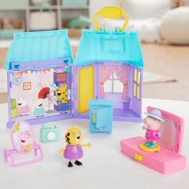 Peppa Pig Peppa’s Dance Party Playset with House, 2 Figures, 6 Accessories, Preschool Toys for Girls and Boys, Kids Gifts, Ages 3+ (Amazon Exclusive) - Image 6