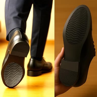 Non-Skid Shoe Pads – 3" × 4.3" Anti-Slip Sole Protectors for Dress Shoes & Leather Soles – Self-Adhesive Grip Pads (Black, 3 Pairs) - Image 6