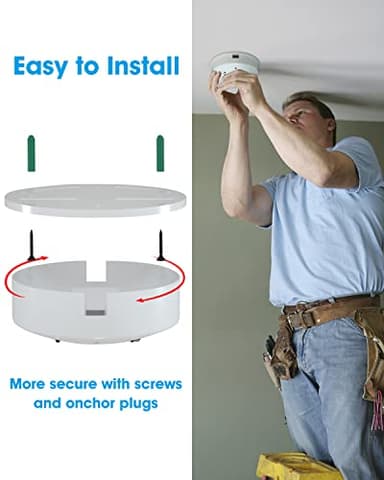 MINICATCHER Smoke Detector Camera WiFi HD 1080P Wireless Small Nanny Cam for Home Surveillance Security Cameras Indoor/Outdoor Wireless - Image 5