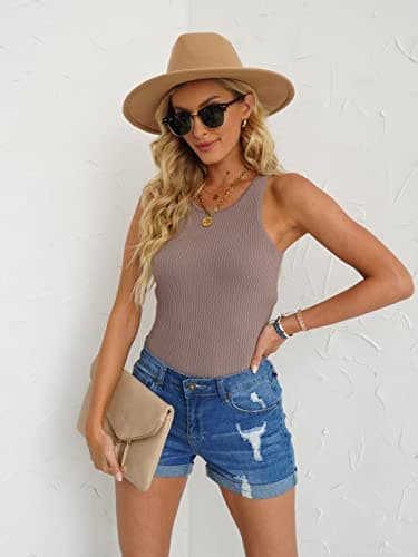 LookbookStore Women Casual Summer Jean Shorts for Women High Waisted Rolled Hem Cuffed Hem Womens Jorts Distressed Jeans Ripped Denim Shorts Blue Size S - Image 5