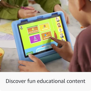 Amazon Fire HD 8 Kids tablet, ages 3-7 (32GB, Grape) + Stylus Bundle - Image 3