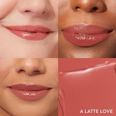 LAURA GELLER NEW YORK Jelly Balm Moisturizing Tinted Lip Balm - A Latte Love - Hydrating Vitamin E - Semi-Shine Finish - Image 2