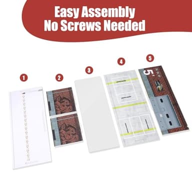 Saichotoy Display Case for Hot Wheels: Stackable Parking Garage for 1/64 Scale Matchbox Toy Car, FoamBoard Storage for Monster Trucks with LED Light and Acrylic Cover, Graffiti Wall - Image 7