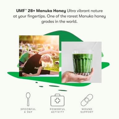 New Zealand Honey Co. Raw Manuka Honey UMF 28+ | MGO 1450+, UMF Certified / 8.8oz - Image 7