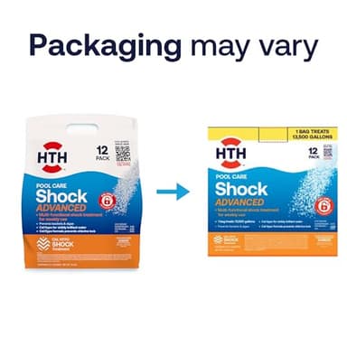 HTH 52037R Pool Care Shock Advanced, Swimming Pool Chemical - Cal Hypo Formula, Prevents Bacteria & Algae, Restores Crystal Clear Water - Shock Treatment, 1lb (12 Pack) - Image 5
