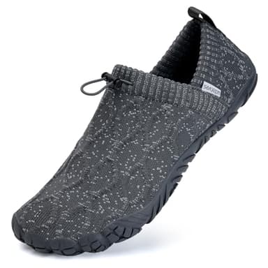 WateLves Barefoot Water Shoes Women Men Minimalist Comfortable Walking Shoes Beach Outdoor Running Sneakers (Dark Grey,43) - Image 5