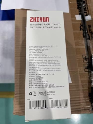 ZHIYUN Mini Octagonal Softbox ZY Mount [Official] Quick Folding Quick Set Up with Diffusers/Honeycomb Grid Compatible with X100 X60 Serise CX100 G60 CX50 Soft Light Video Recording Portraits Shooting - Image 2