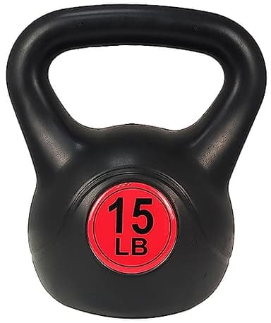 Fitvids ​Wide Grip 3-Piece Kettlebell Exercise Fitness Weight Set, Include 10 lbs, 15 lbs​ and ​20 lbs - Image 3