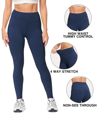 Natural Feelings Buttercloud High Waisted Leggings for Women Ultra Soft Stretch Slim Yoga Leggings - Image 5