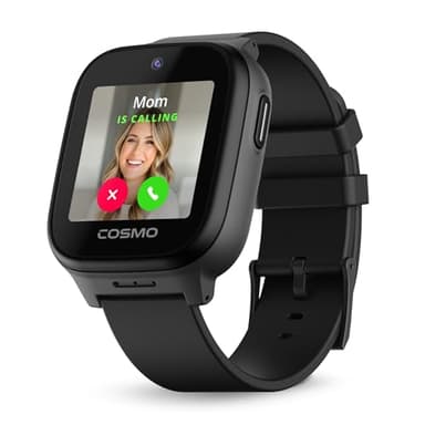JrTrack 5 Kids Smart Watch by Cosmo | Best Kid-Safe Phone Watch | Precision Real-Time GPS Tracking | Call, Text, Activity, School Settings | Spotify Music | Parental Controls | SOS & Safety Alerts - Image 1